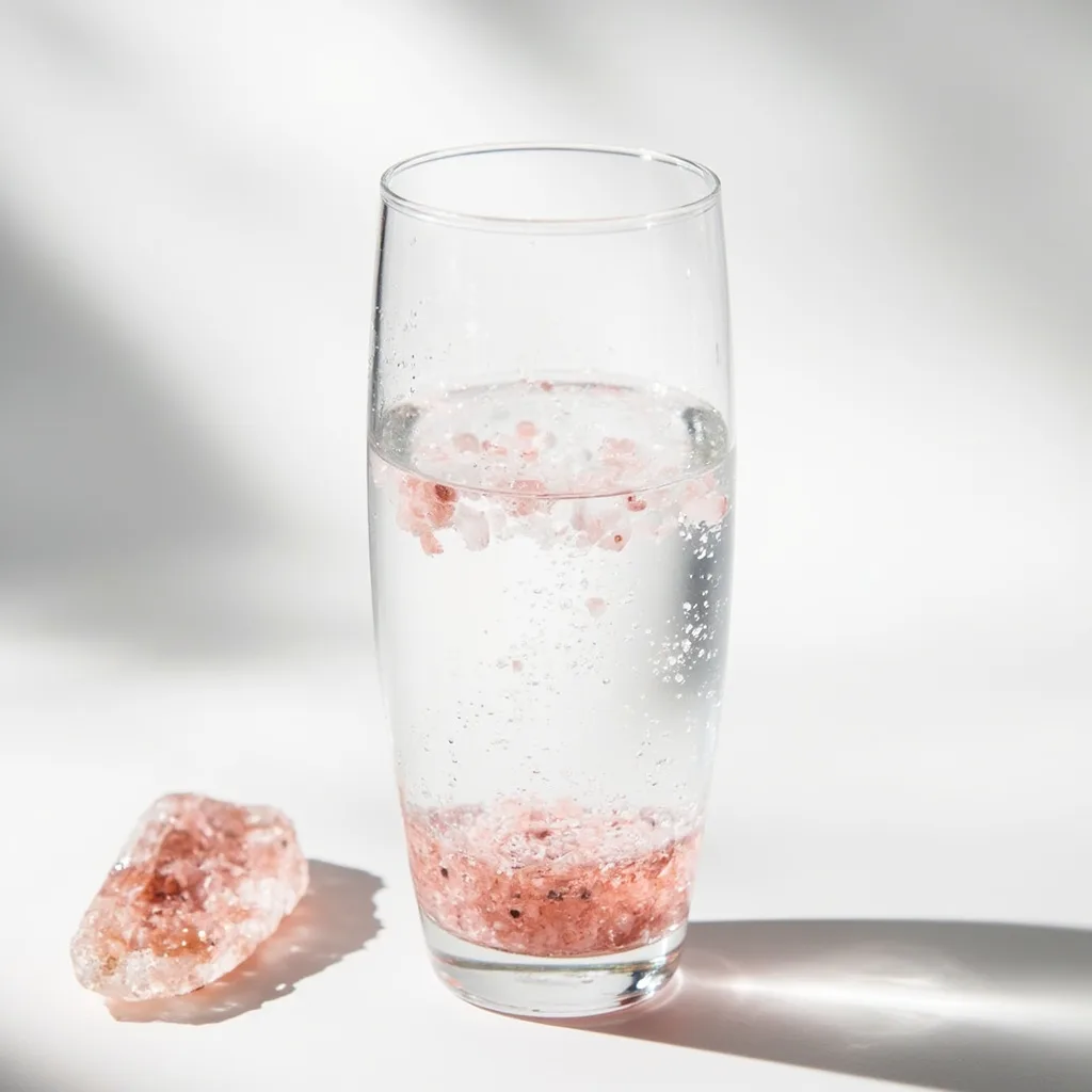how to make sole water with pink salt