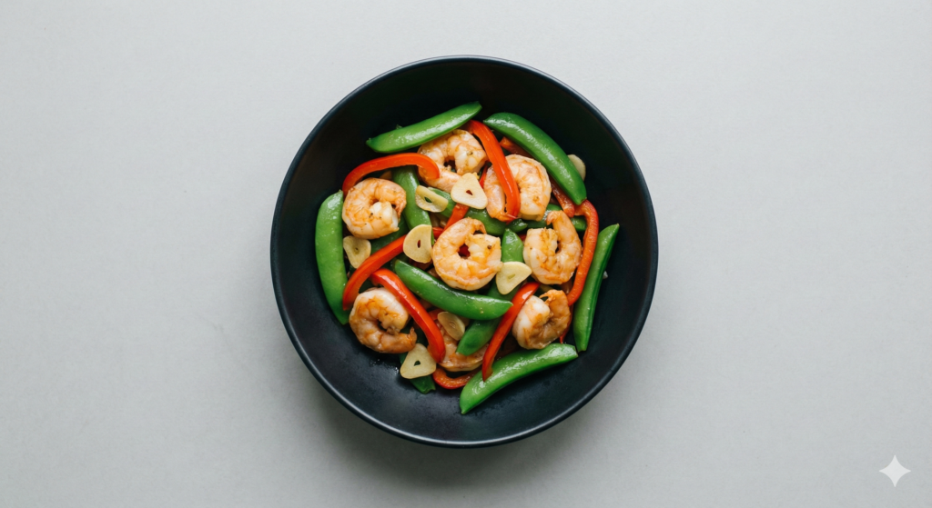 Garlic Shrimp Stir Fry