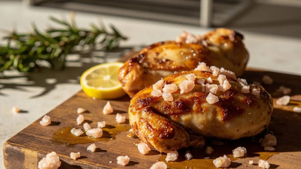 Himalayan salt block chicken breast recipe
